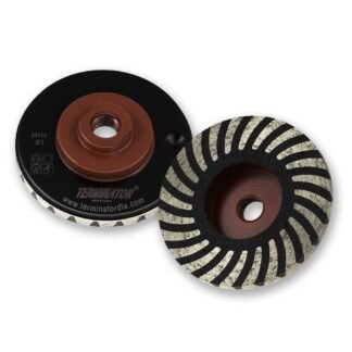 Terminator 4" Fine Resin Filled Turbo Grinding Cup Wheel
