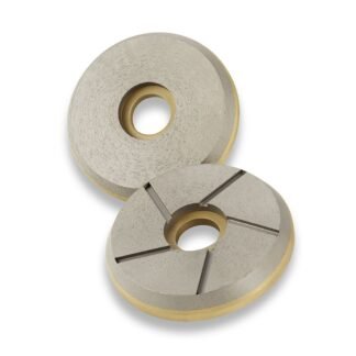 Terminator 130mm x 60 degree Bevel, Slotted shaping wheel for M30 thread (Comandulli G3)