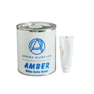 Amber Polyester White Knife Grade - Quart
