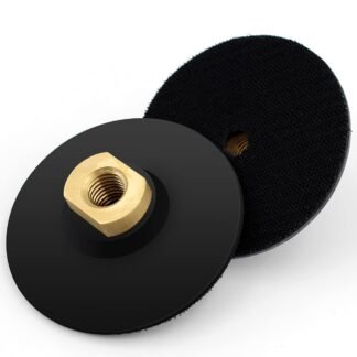 Flexible rubber backer pad 4"