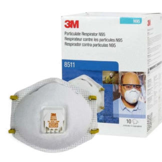 3M Masks 8511 N95 Resp with Valve 10/box