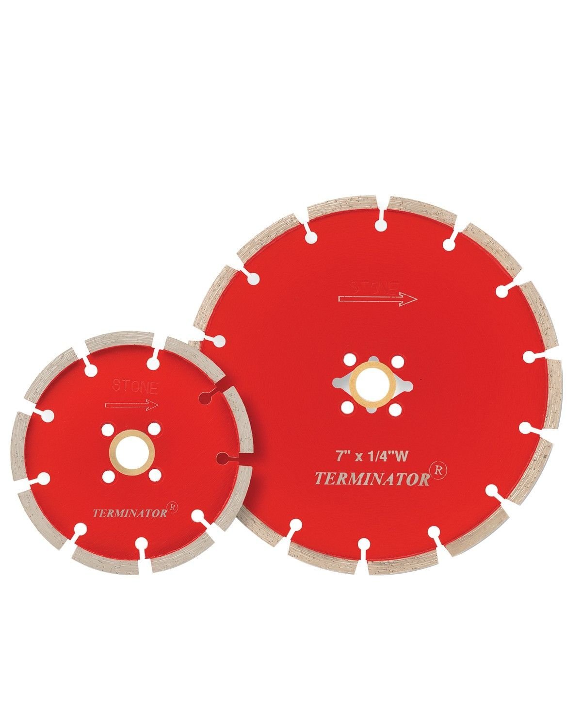 7" x 3/8" Terminator Tuck point blade for stone