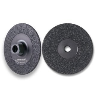 Terminator 5" Continuous Rim Vacuum Brazed Flat Grinding Cup Wheel