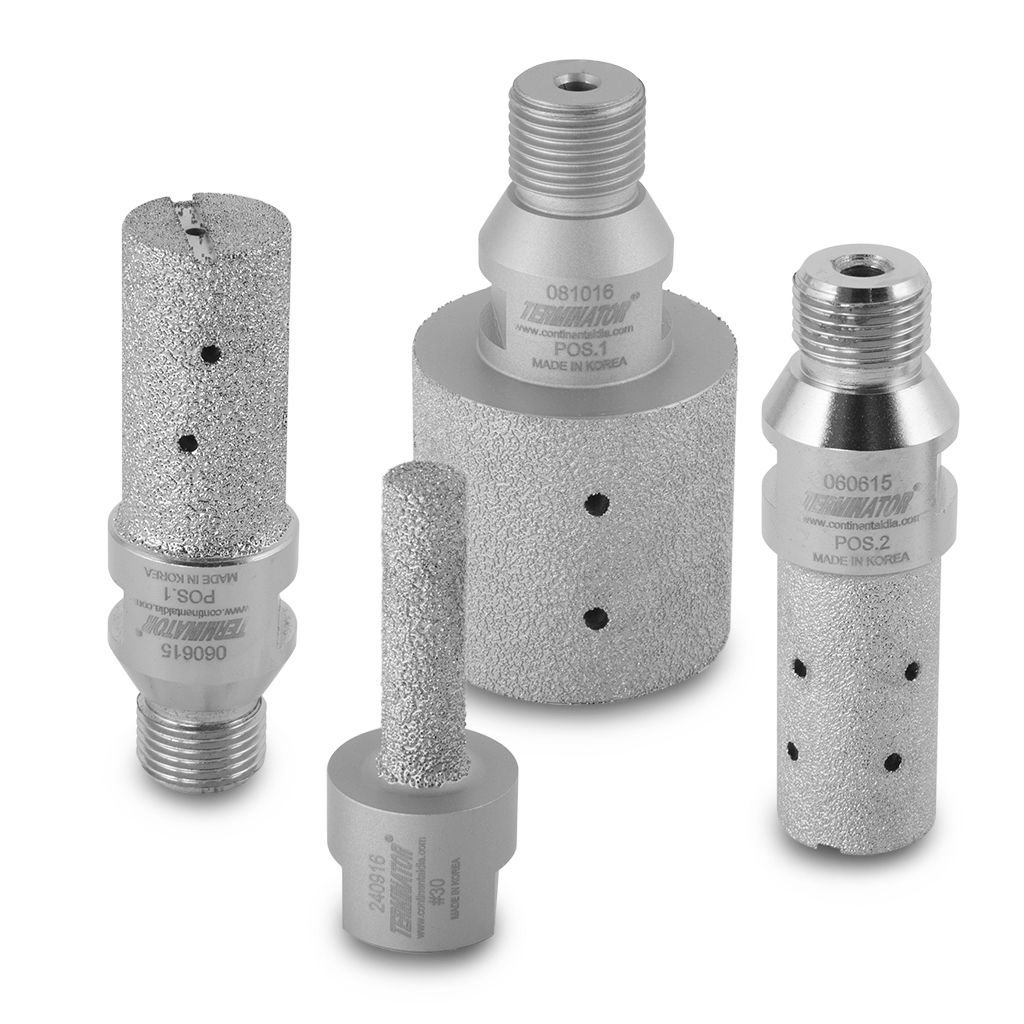 Terminator Vacuum Brazed 1/2" x 2" x 1/2 Gas Clean Up Bit