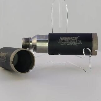 Terminator 1-3/8"[D] x 50mm[L] Thin Wall CNC Core Bit - Thread 1/2 Gas